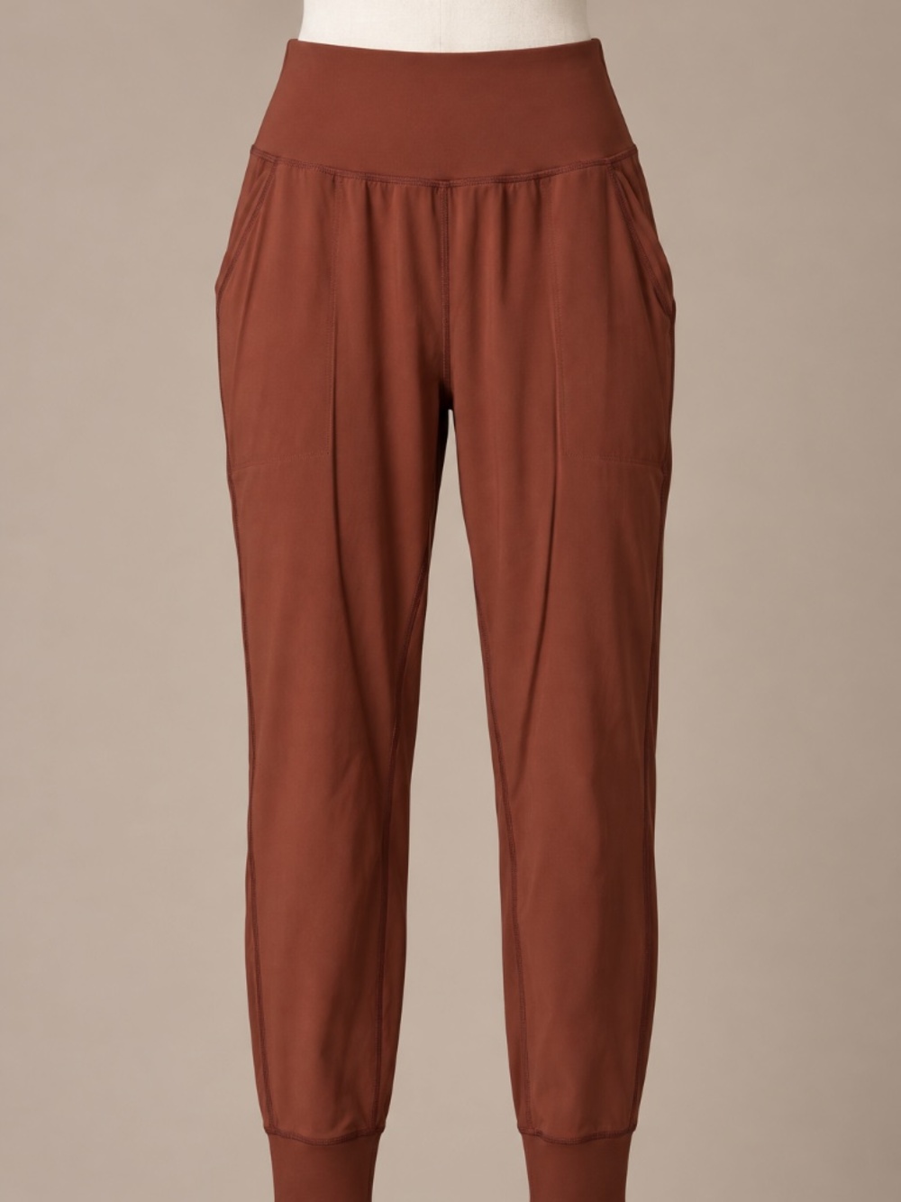 Old Navy Active Women’s Rust Brown High Rise Joggers Size Medium